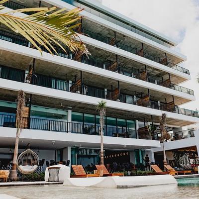 Fachada Hotel B Unique Cozumel Fachada Hotel B Unique Cozumel