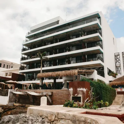 Fachada Hotel B Unique Cozumel Fachada Hotel B Unique Cozumel