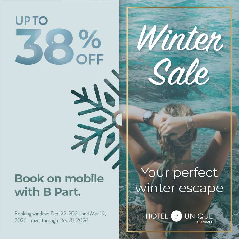 It's Celebration Time - 25% Off - Hotel B Unique - December 2023