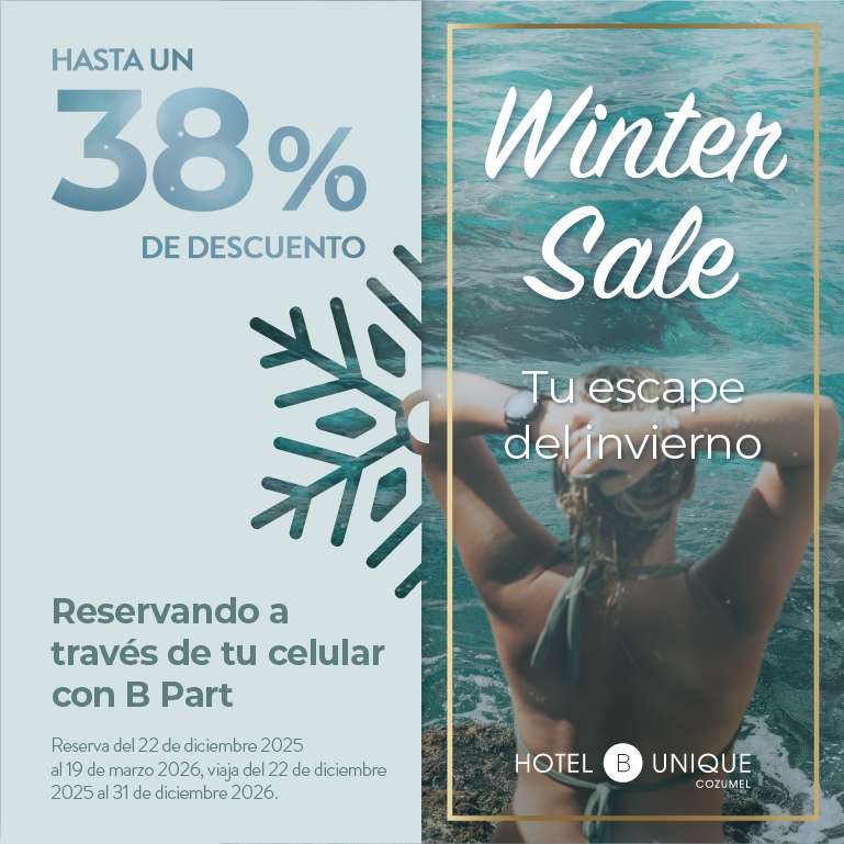 It's Celebration Time - 25% Off - Hotel B Unique - December 2023